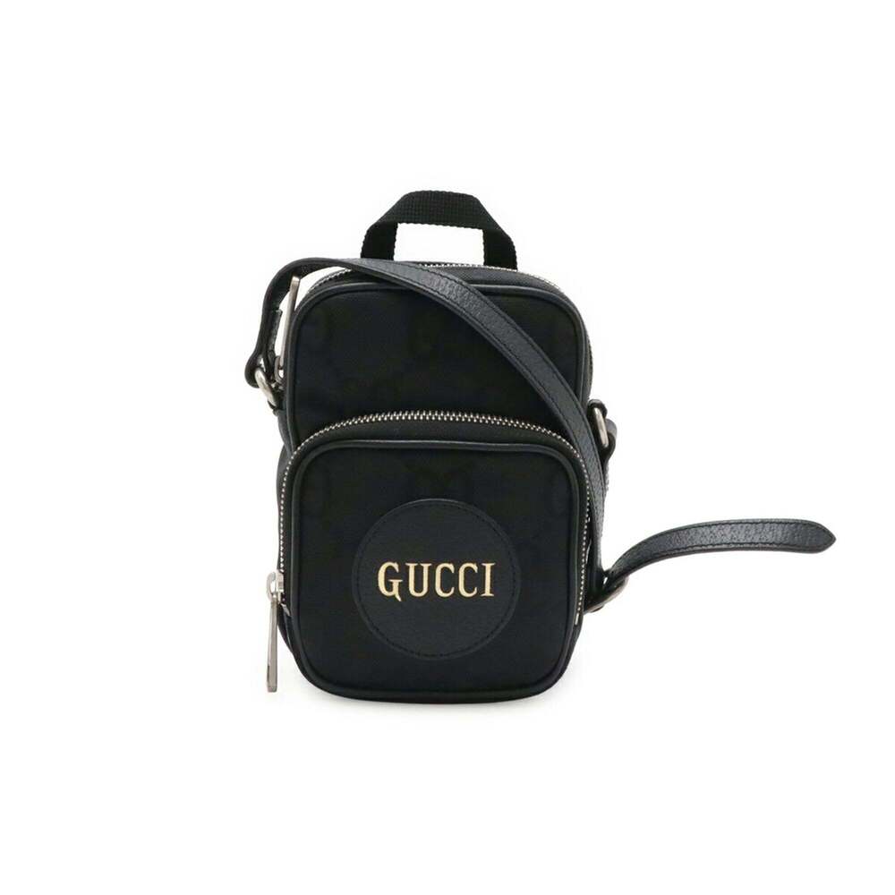 GUCCI Authentic Black Leather Shoulder Bag - Picture 2 of 10